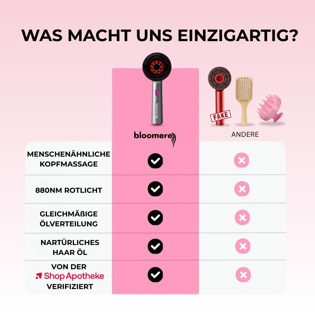 BloomScratch - 3 in 1 Haarpflegebürste