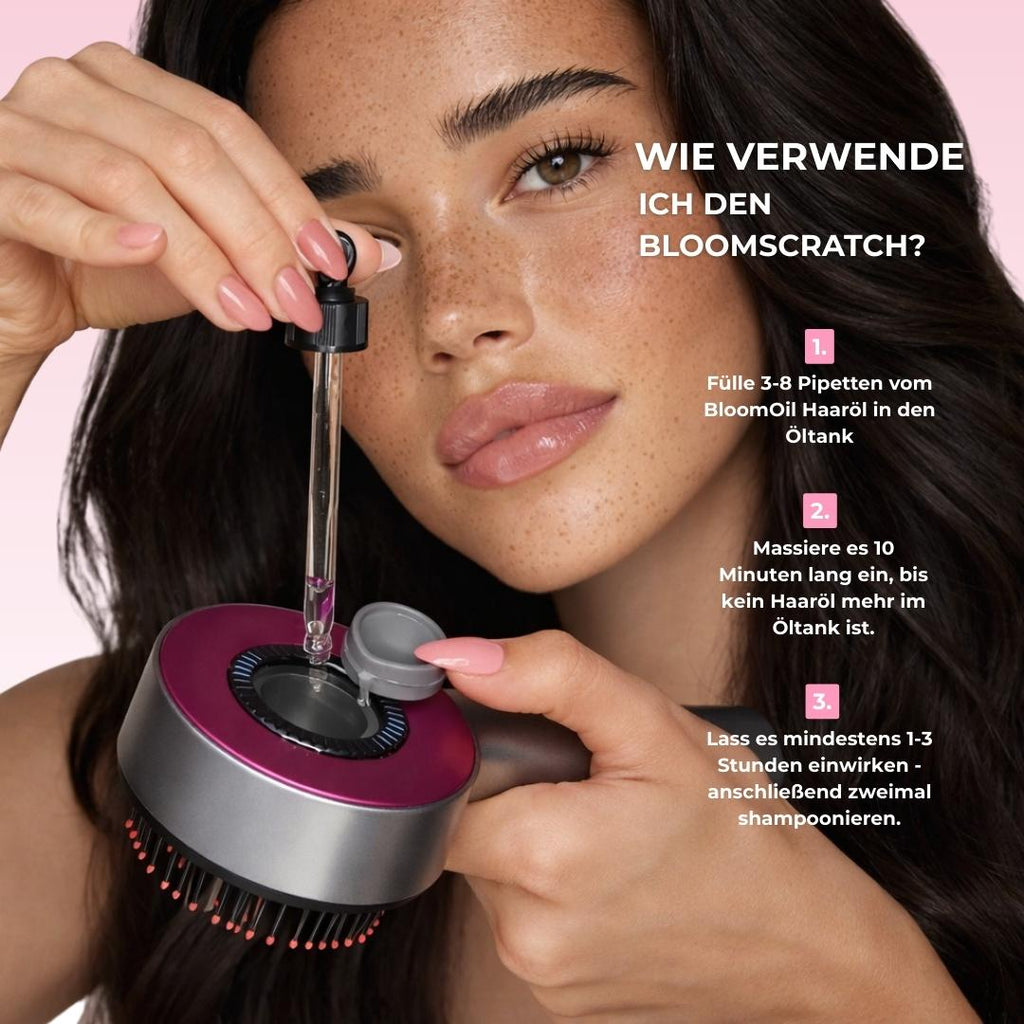 BloomScratch - 3 in 1 Haarpflegebürste